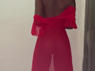 Marvellous darling in red lingerie does striptease: free adult film 2c | xhamster