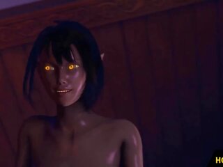 Witcher Futa Yennefer Fucks Triss Merigold 3D Animation