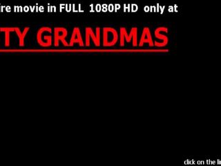 Busty fat grandma enjoys hard sex film