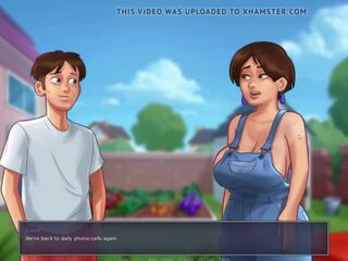 Summertime Saga - Milking Auntie and Stepsis adult clip Pt 14