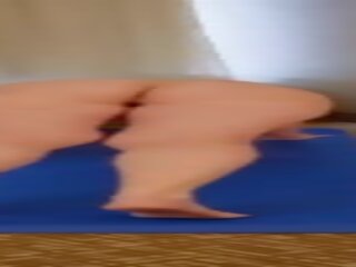 Erotic mature Vee Does Naked Yoga&excl;