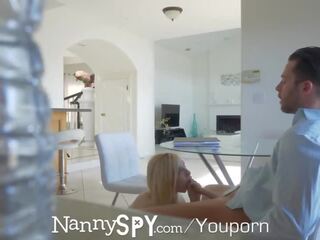 Nannyspy Big cock Sexual Workout for Her Nanny Job