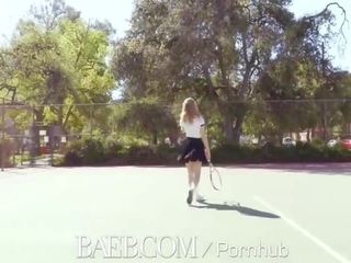 BAEB Blonde Anya Olsen fucked next thing right after tennis lesson